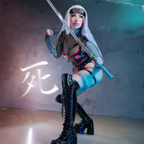 AKATSUKI TIME Niente coniglietti pasquali ma una Bunny ninja con katana affilata negli scatti di @gi