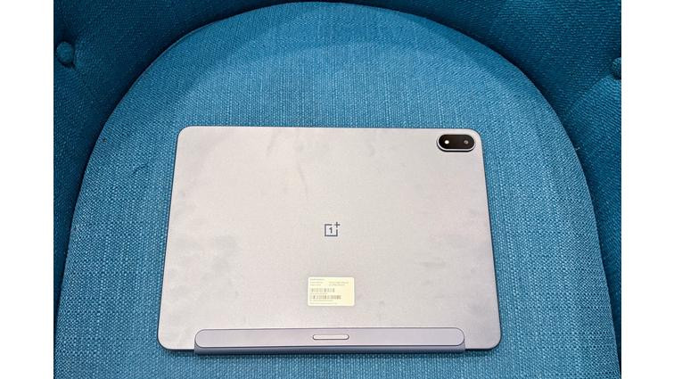 None The back of the OnePlus Pad 3.