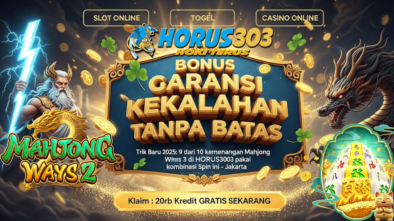 Trik baru 2025: 9 dari 10 kemenangan Mahjong Wins 3 di HORUS303 pakai kombinasi spin ini – Jakarta