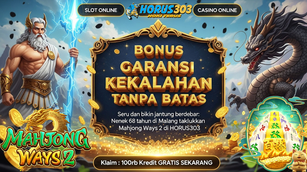 Seru dan bikin jantung berdebar: Nenek 68 tahun di Malang taklukkan Mahjong Ways 2 di HORUS303