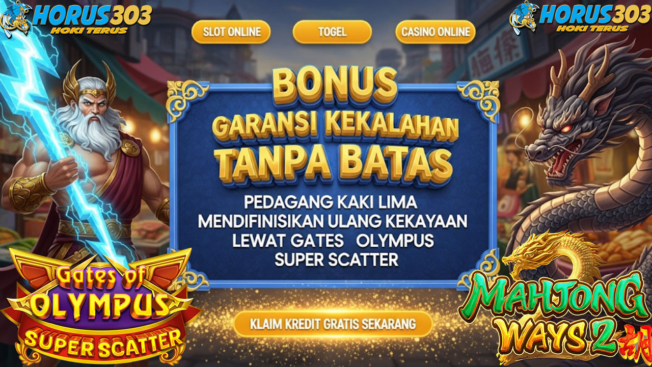 Pedagang Kaki Lima Mendifinisikan Ulang Kekayaan Lewat Gates Olympus Super Scatter