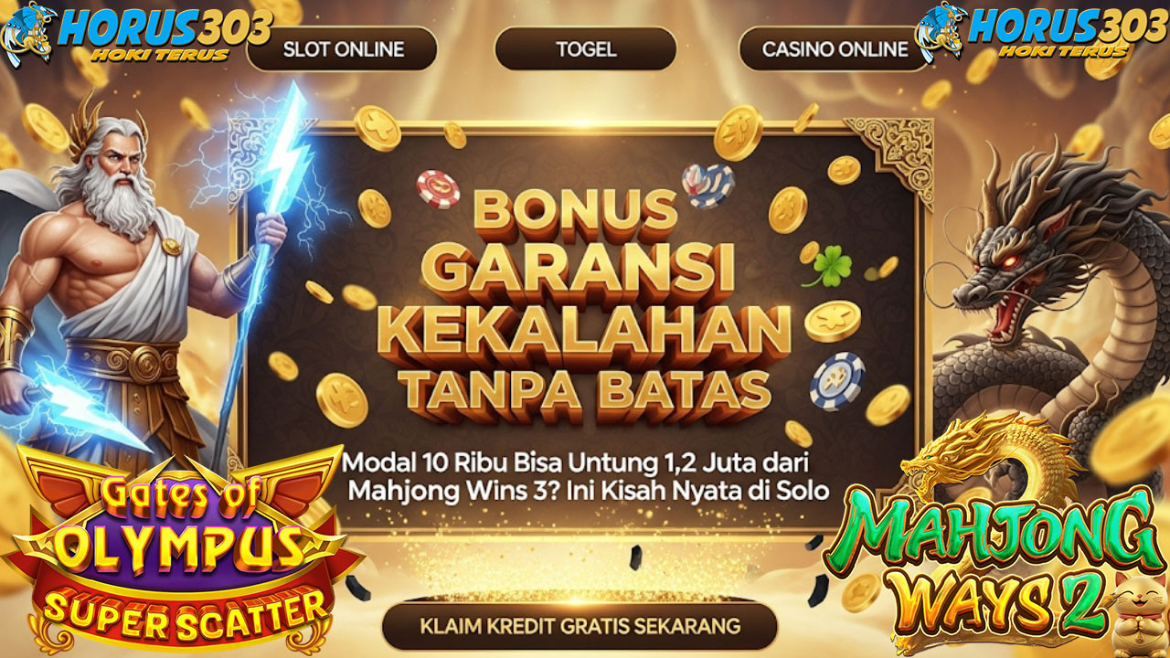 Modal 10 Ribu Bisa Untung 1,2 Juta dari Mahjong Wins 3? Ini Kisah Nyata di Solo