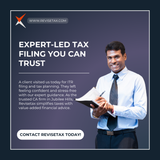 A client visited us for income tax return filing and tax planning today.
