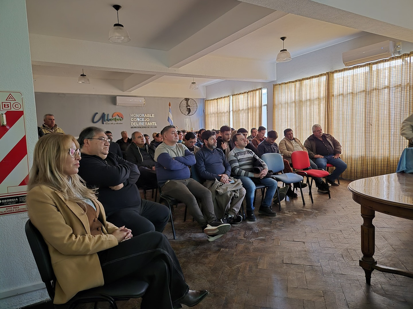 El intendente de Ullum,David Dominguez,mantuvo una  nueva reunión de la Mesa Minera