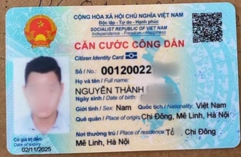 Ví dụ CCCD