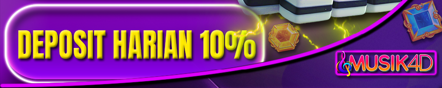 Musik4D BONUS HADIAH DEPOSIT HARIAN 10%