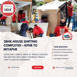 We completed a 2BHK move today from a 5th-floor apartment in KPHB