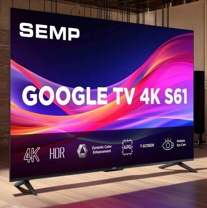 Smart TV 50″ Google TV LED Ultra HD 4K TCL 50S61 3 HDMI 1 USB Bluetooth HDR10 Bivolt – Semp