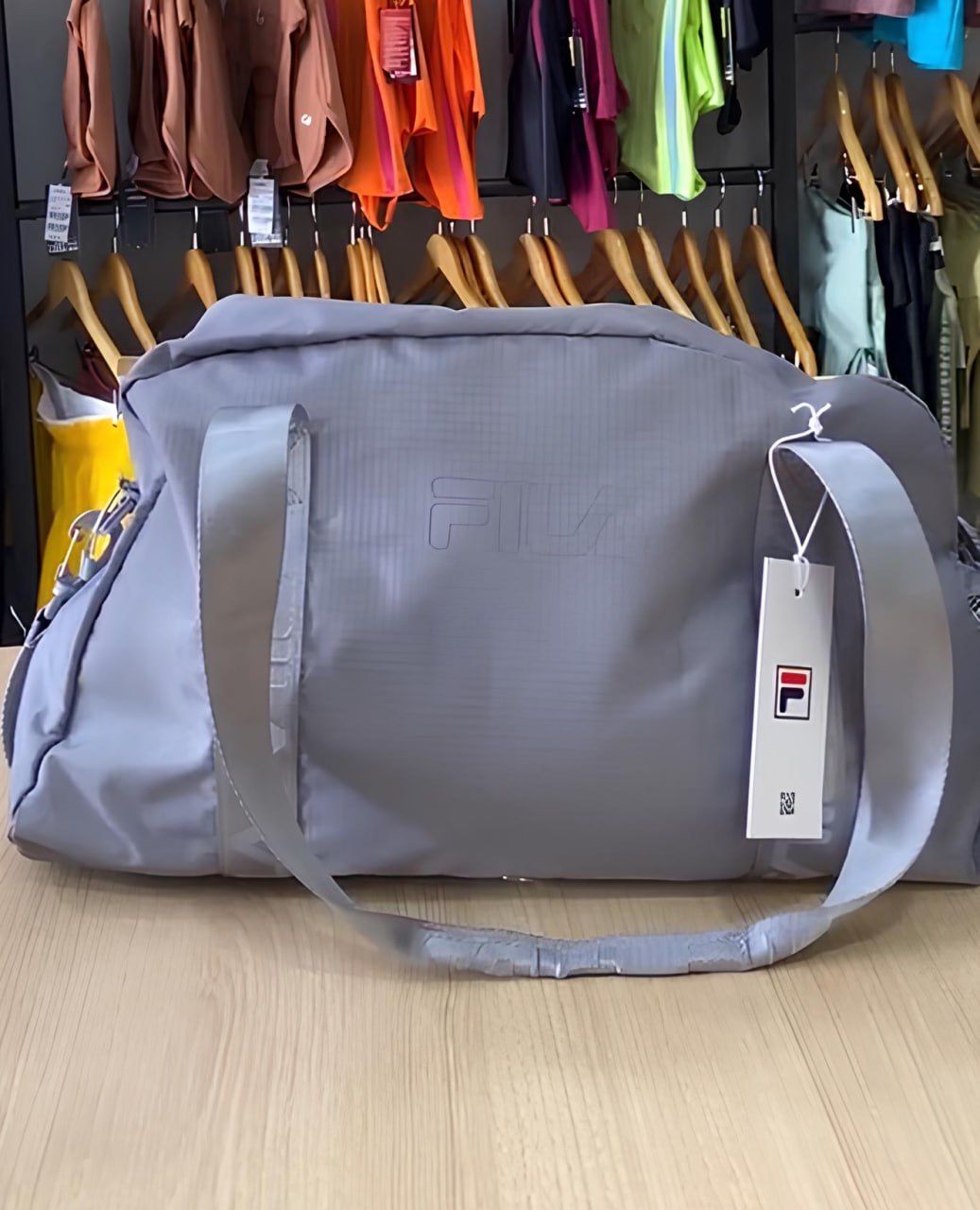 Bolsa Unisex Fila Sport Life Active De ombro Cor Cinza Médio