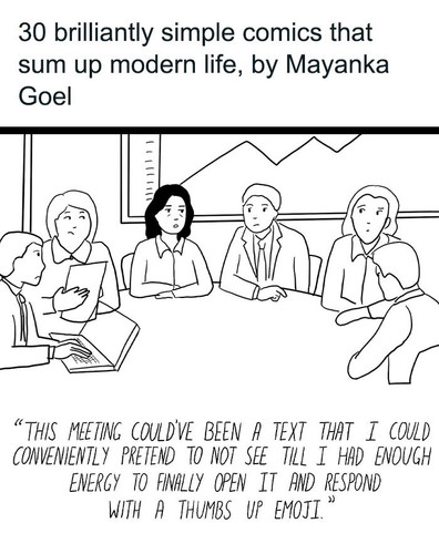 relatable humorous one panel comics mayanka goel.jpg