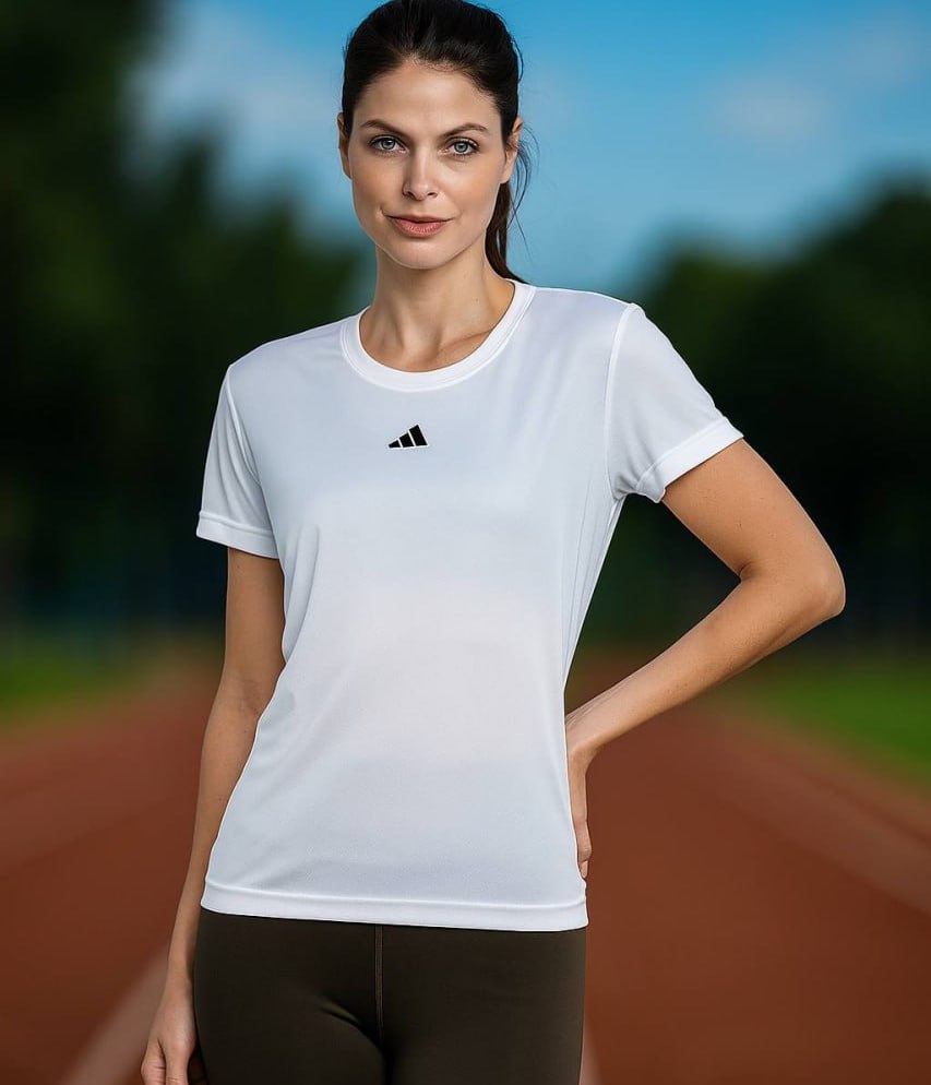 Camiseta Adidas Treino Básica Feminina