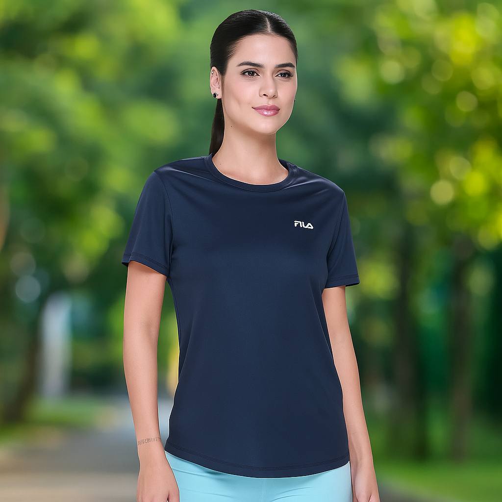 Camiseta Fila Basic Sports III Feminina – Marinho