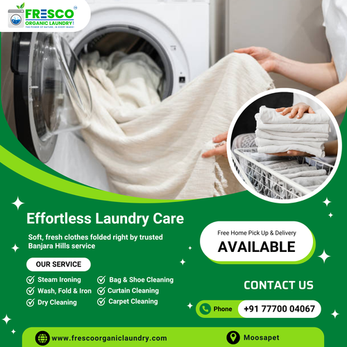 Try our wash and fold service at Fresco Organic Laundry.
