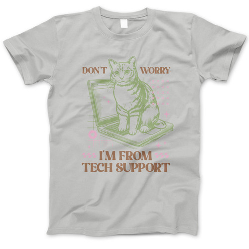 Photograph of four blank t-shirts greys beige and army green. Clipping path included. Ready for your.jpg