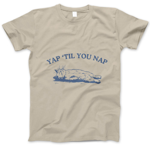 Photograph of four blank t-shirts greys beige and army green. Clipping path included. Ready for your.jpg