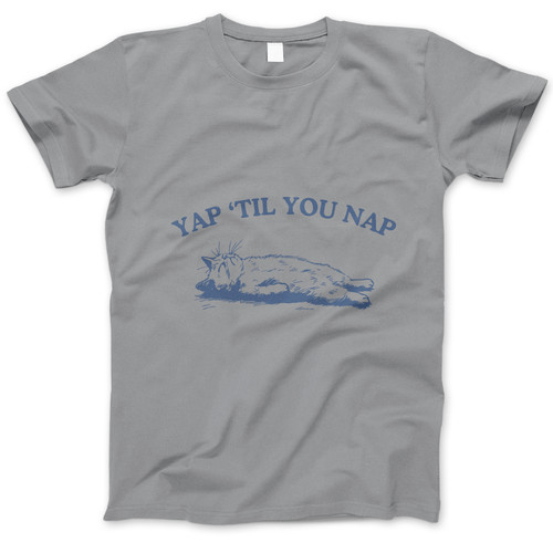Photograph of four blank t-shirts greys beige and army green. Clipping path included. Ready for your.jpg