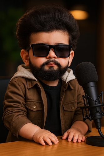 Mini Podcaster in Cool Shades.png