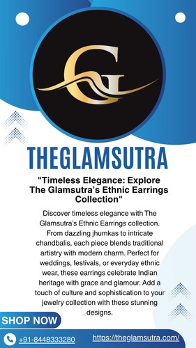 Timeless Elegance Explore The Glamsutra’s Ethnic Earrings Collection