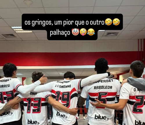 Arboleda rebater críticas de Muller sobre gringos do São Paulo como "palhaço