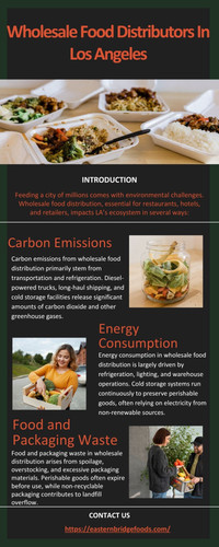The Environmental Impact of Wholesale Food Distribution in Los Angeles