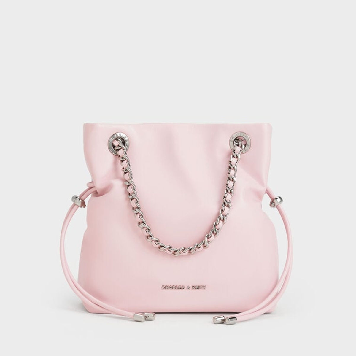 Túi đeo chéo Arya Braided-Strap Double-Handle - Màu Hồng