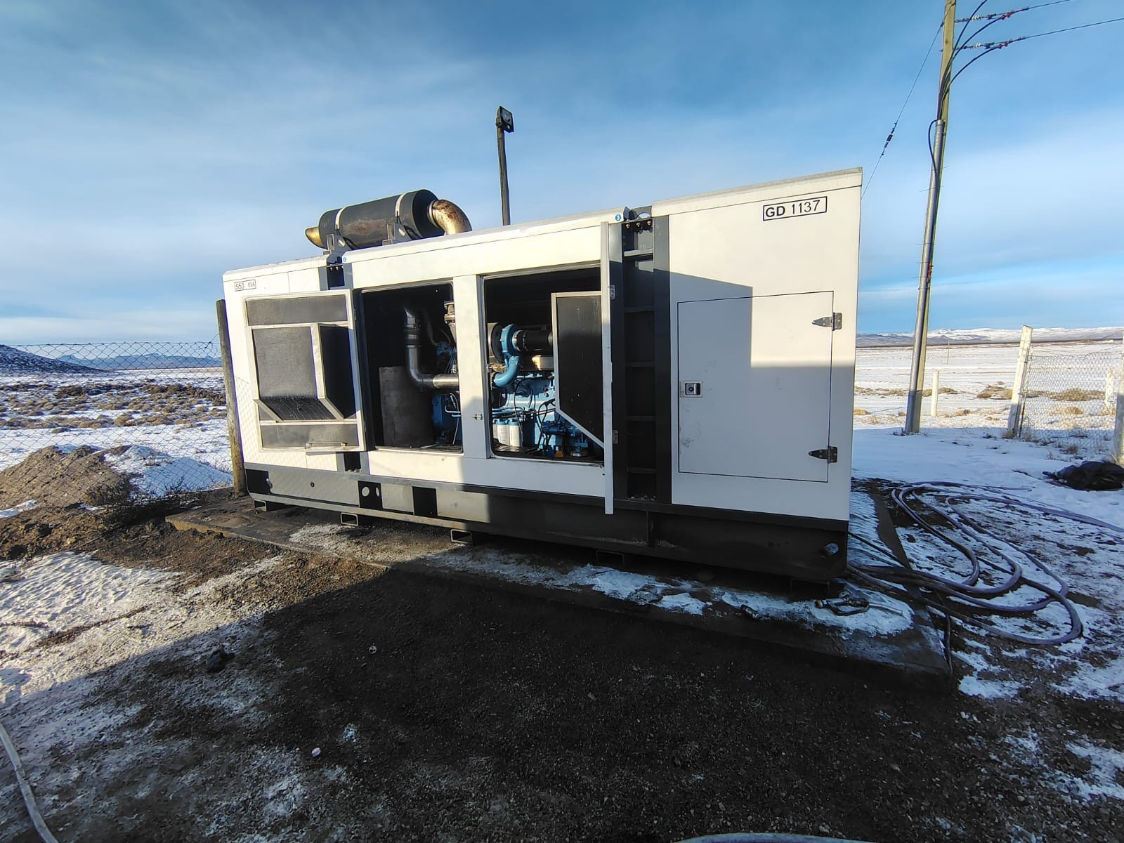 El Gobierno del Chubut restableció el servicio eléctrico en Gan Gan ante las bajas temperaturas