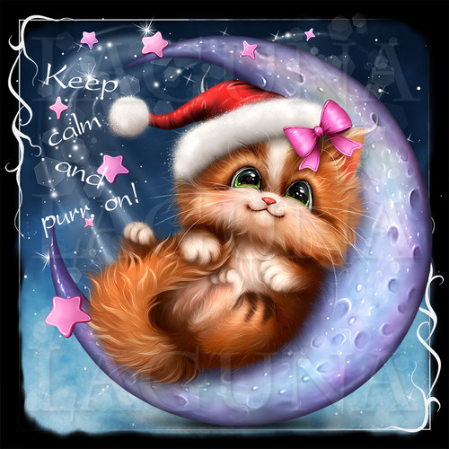 christmas kitty sleeping on half moon.jpg