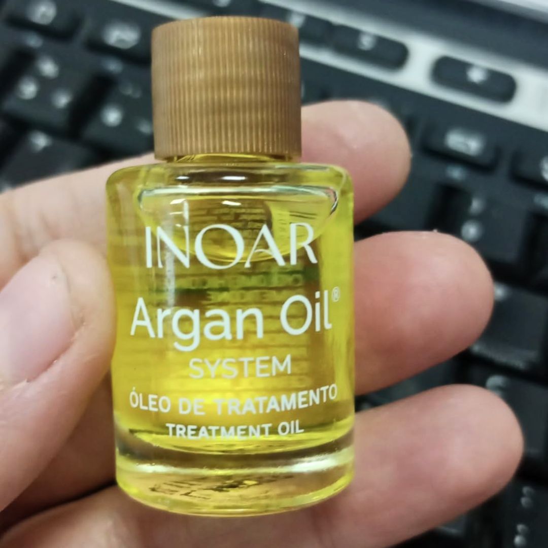 Inoar Óleo de Argan Blister – Ação Antioxidante, Hidratação, Brilho e Finalização com Redução de Frizz – 7ml