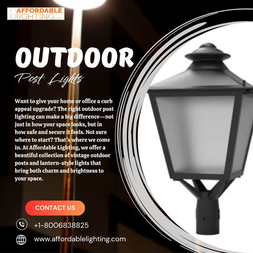 Enhance the Aesthetic Appeal of Your Outdoor Space with Post Lights from Affordable Lighting.jpg