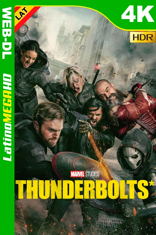 Thunderbolts* (2025) Latino UltraHD HEVC HDR10+ WEB-DL 2160P