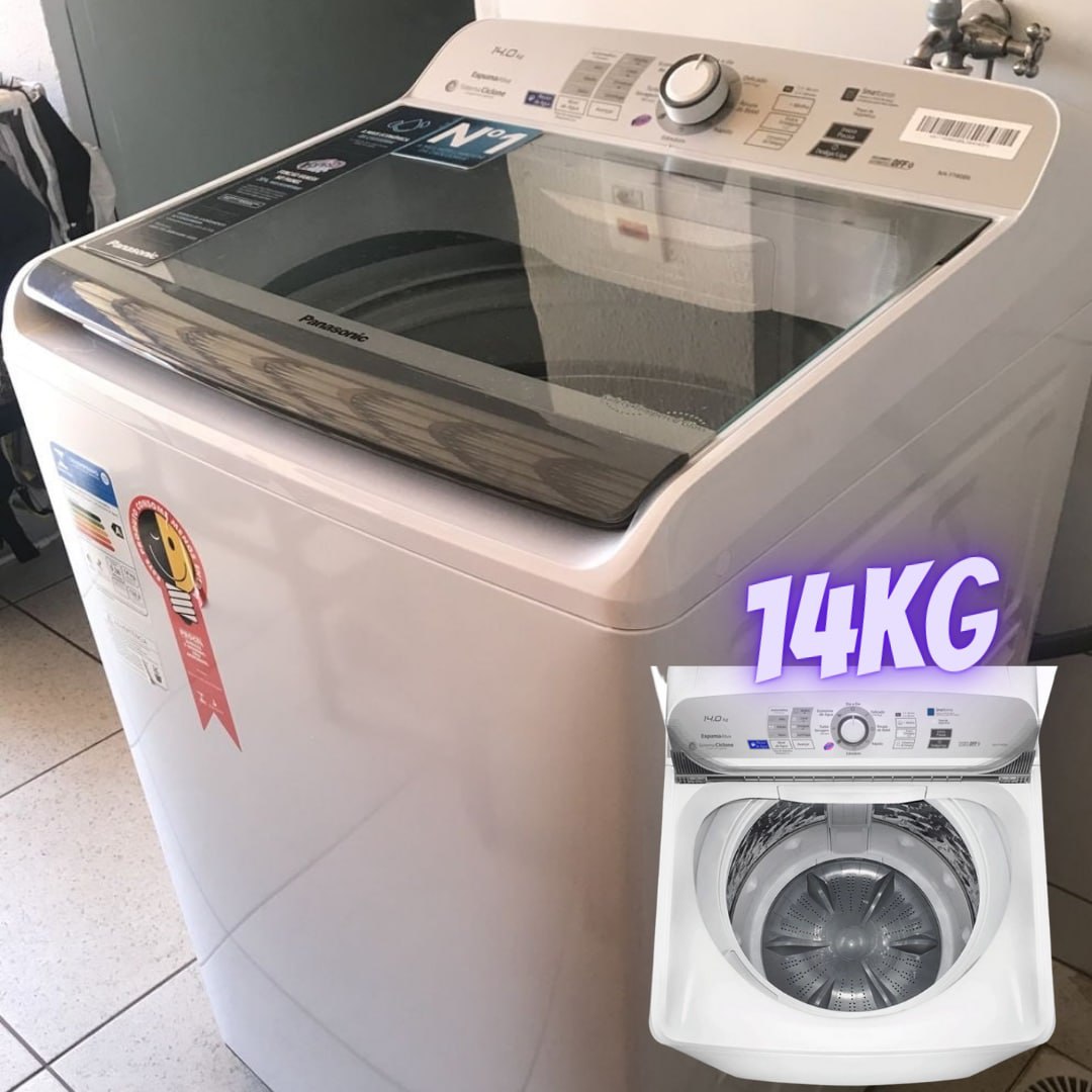 Panasonic Máquina de Lavar 14kg Branca NA-F140B1WA
