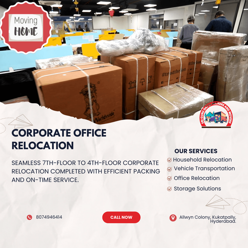 A corporate office relocation