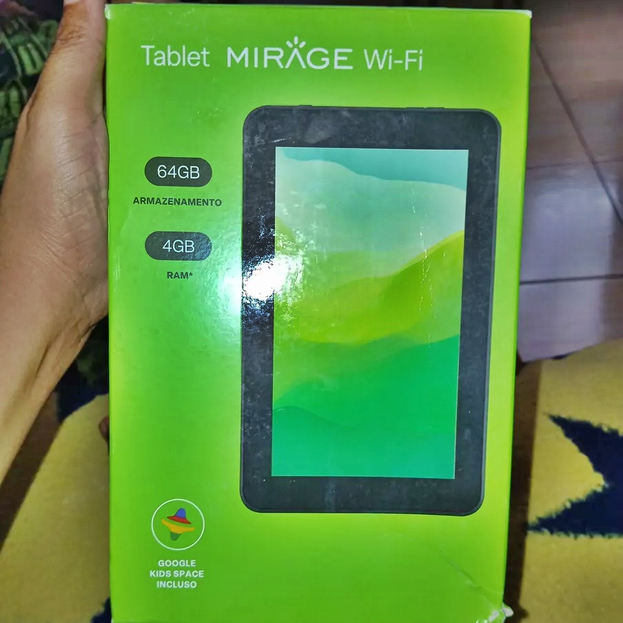 Tablet Mirage 7 Pol 64gb 4gb ram Quad core wi-fi cor Preto 2022