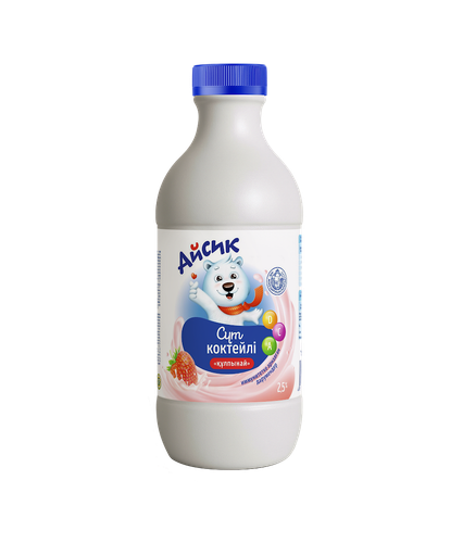 4870132004124 МОЛОЧНЫЙ КОКТЕЙЛЬ АЙСИК КЛУБНИКА 2,5% 1 Л Айсик Мокап 1 л.png
