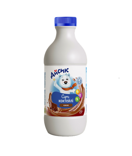 4870132004131 МОЛОЧНЫЙ КОКТЕЙЛЬ АЙСИК КАКАО 2,5% 1 Л Айсик Мокап какао 1 л.png