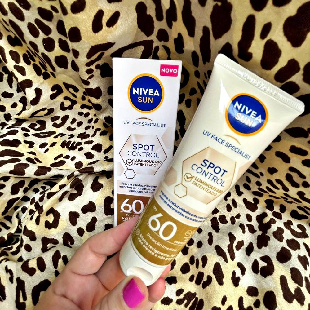 Protetor Solar Facial Nivea Sun FPS 60 Spot Control Luminous 630 40ml