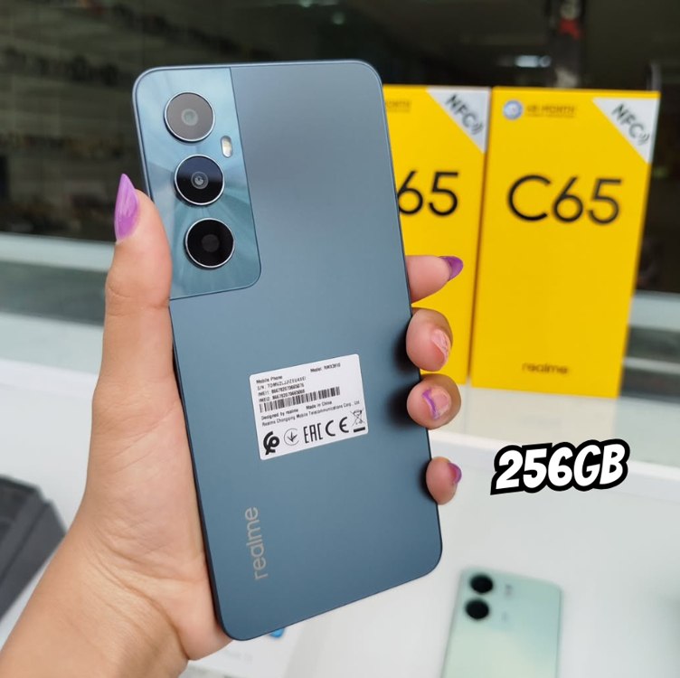 Smartphone Realme C65 4G 256GB / 8GB Ram Cor : Preto (RMX3910)