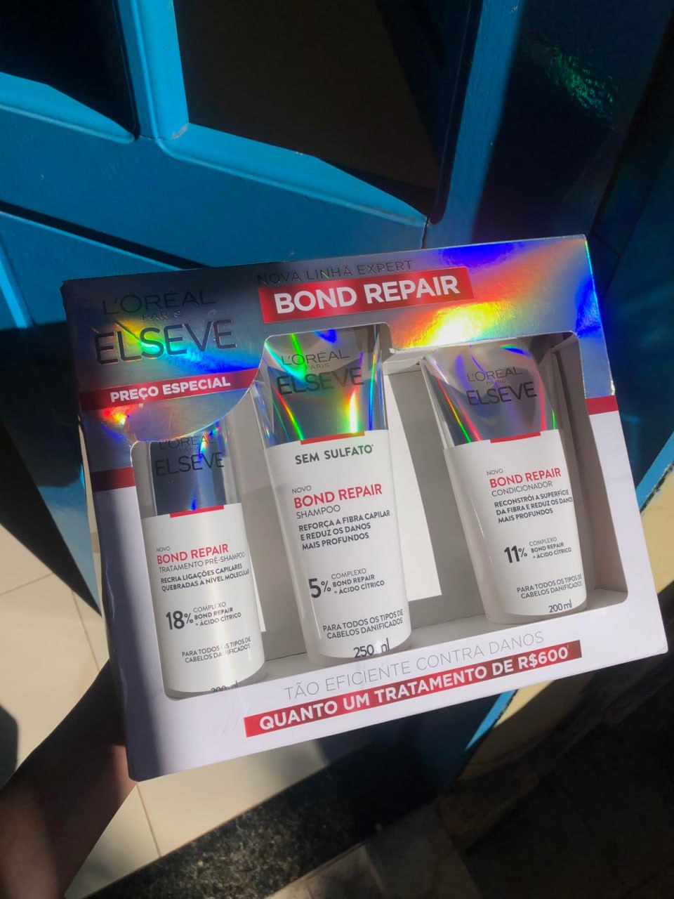 Kit L’Oréal Paris Elseve Bond Repair Shampoo + Condicionador + Pré Shampoo Kit L’Oréal Paris Elseve Bond Repair Shampoo + Condicionador + Pré Shampoo
