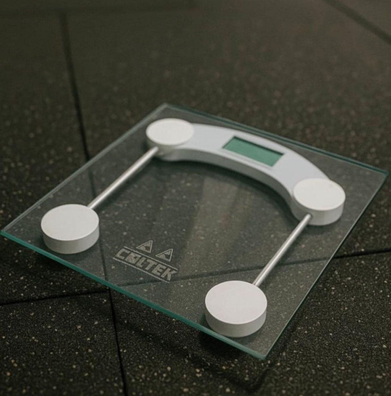 Balança Digital Vidro Temperado Até 180 Kg Quadrada Banheiro Cor Outro