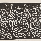 Keith Haring Three Figures with Arms Crossed