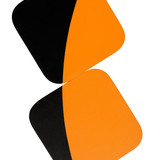 Leon Polk Smith Constellation black and orange