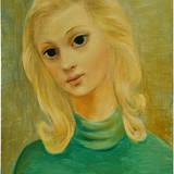 Moise Kisling Portrait de jeune fille