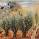 Reuven Rubin Olive Trees in the Galilee