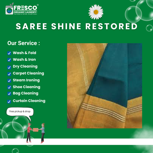 A Banjara Hills customer was amazed at how we revived her dull sarees.