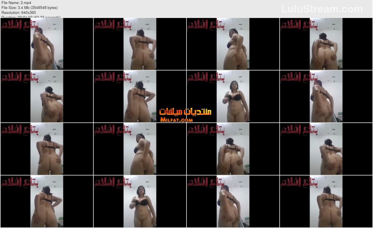 حصرى – شرموطه تونسيه حليمه ميلف اربعينيه هايجه مربربه تمتع عشيقها بكس وطياز عريانه وبالبراه