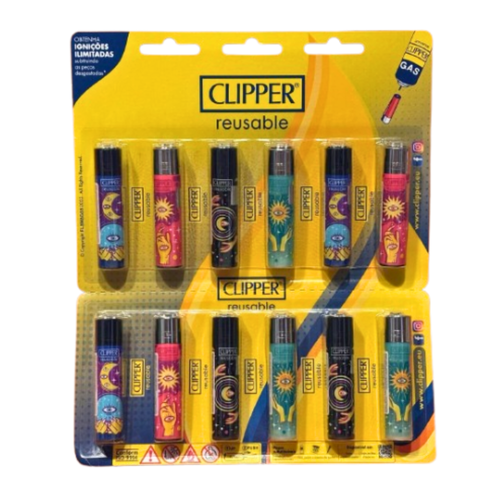 Isqueiro Clipper BL12 CP11R TAROTING 1 BWSW + LB Cartela C12 unidades 4762.png