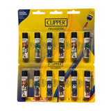 Isqueiro Clipper BL12 CP11R SPACE WARRIORS BW + LB Cartela C12 unidades 4763