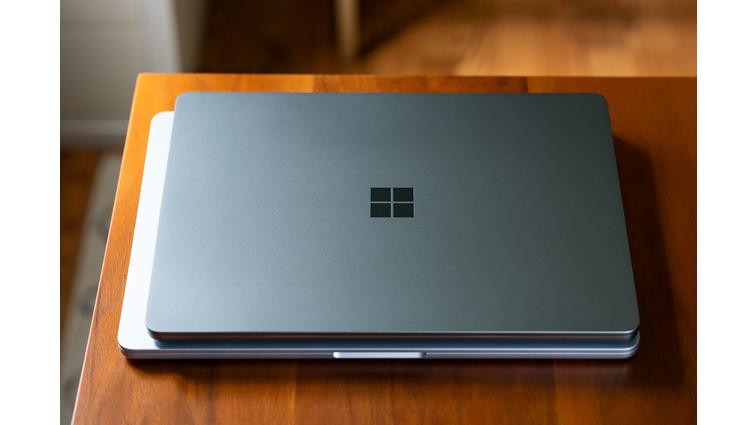 <em>Like the sky blue Mac, every so often the Surface’s color can catch the light and look a little deeper.</em>” title=”None” onclick=”openModal(this)”></div><div class=