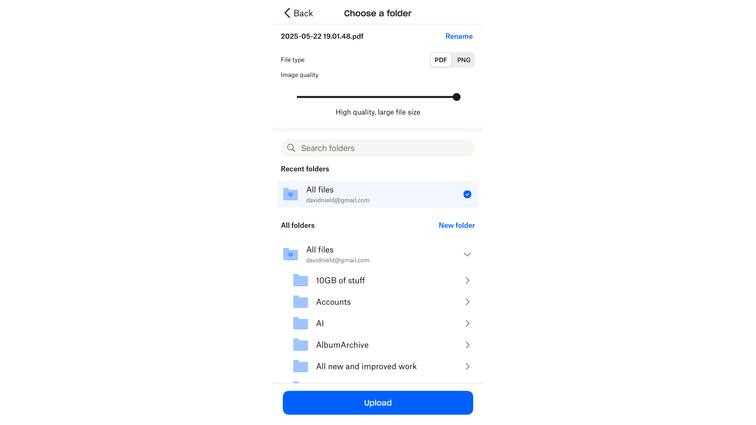 None Features for Dropbox.