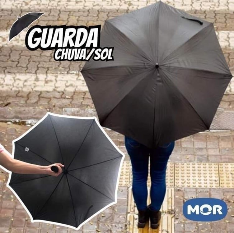 Mor – Guarda-Chuva Paráguas Preto